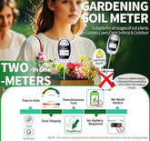 Make plant care easy with the 2-in-1 Soil Moisture & pH Meter, designed to monitor critical moisture levels and pH balance for healthy, thriving plants. Battery-free with a dual dial display, it provides instant, accurate results. Ideal for indoor and outdoor use, it’s perfect for gardeners of all levels and makes a great gift.