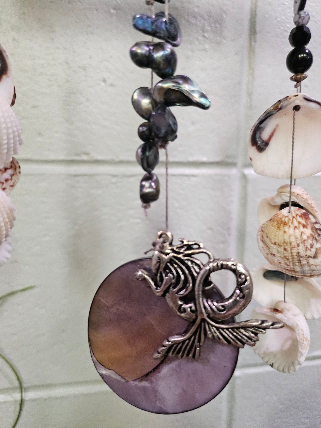 Shell &amp; Bead Bohemian Suncatcher