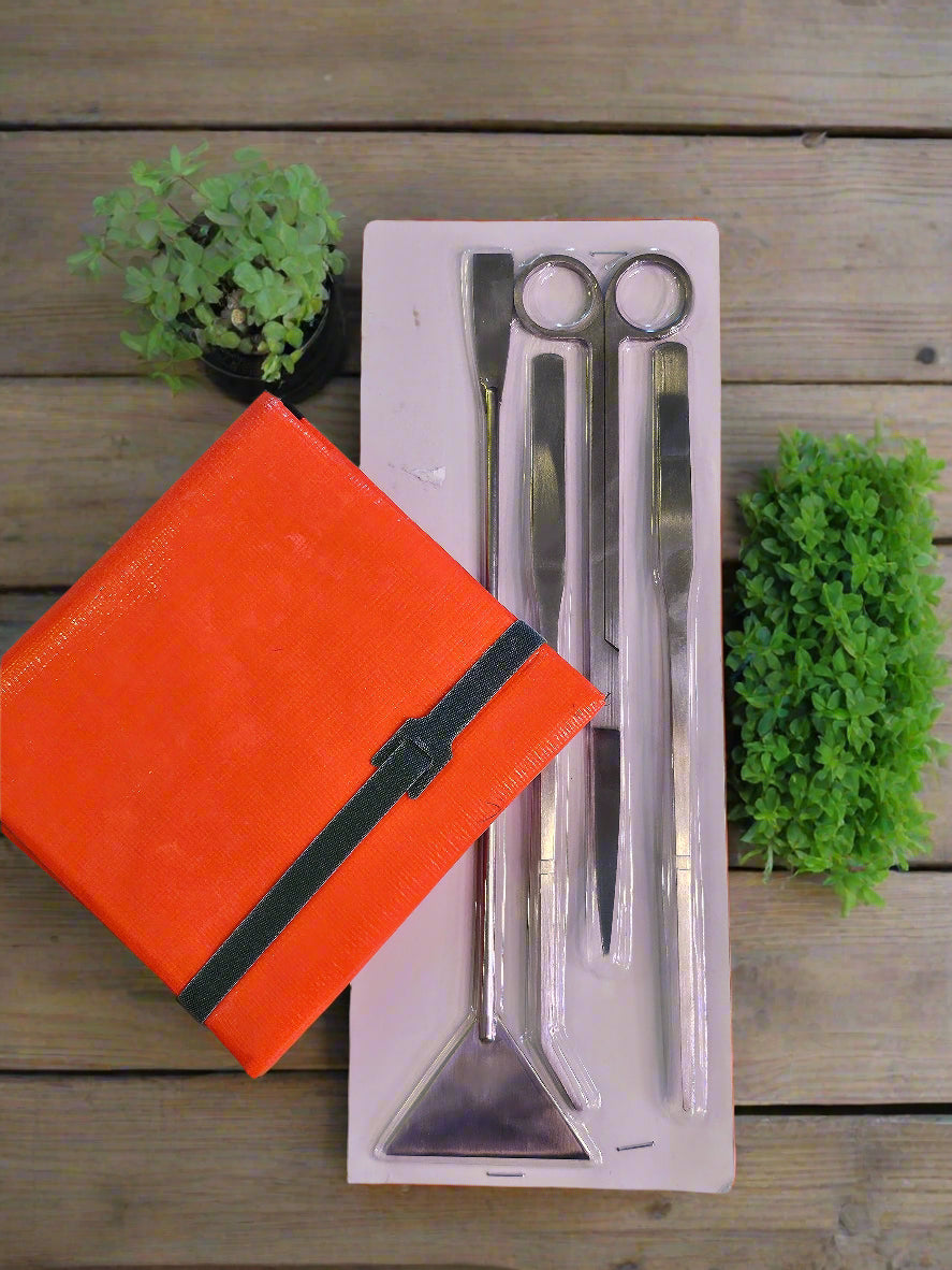 4-in-1 Terrarium Tools &amp; Repotting Mat Bundle