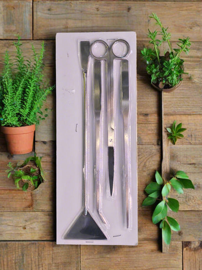 4-in-1 Terrarium Tools &amp; Repotting Mat Bundle