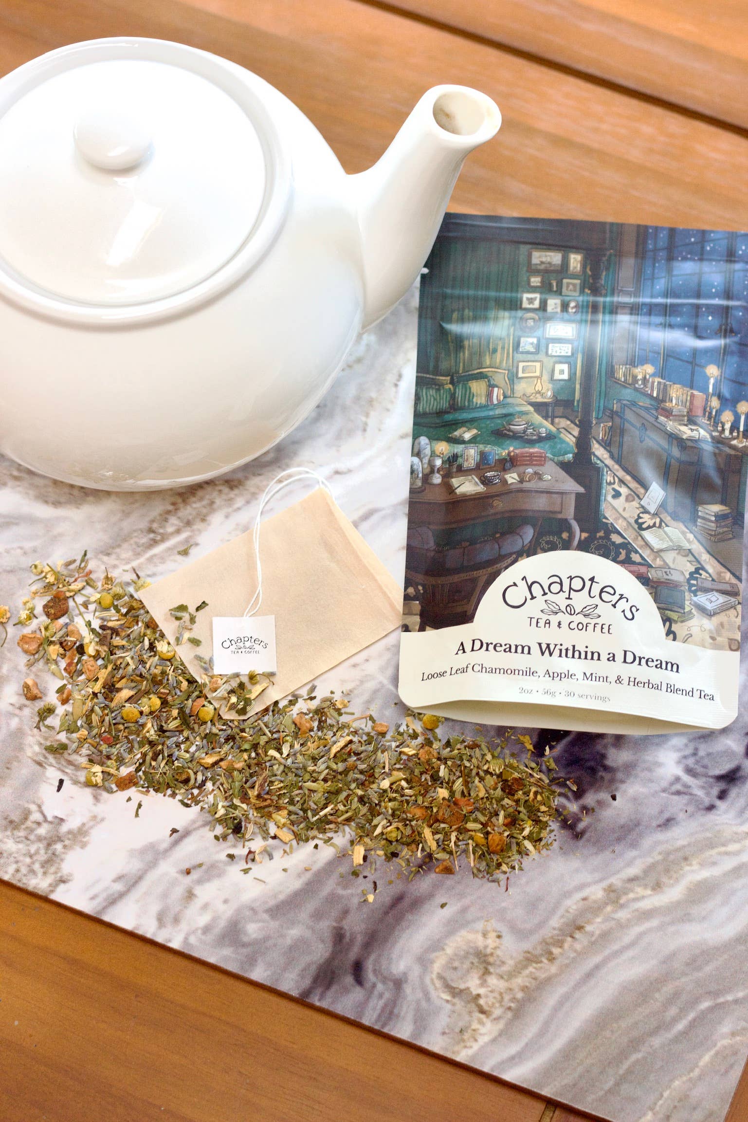 Unwind with our Dreamscape wellness blend, a calming caffeine-free infusion featuring chamomile, apple, and lavender for a restful night. This floral tea brings peace to your evening routine. Pair with a Bird’s Nest Fern to create a serene, zen-like space that enhances relaxation. Perfect for winding down and gifting!